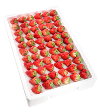 箱子里的奶油草莓