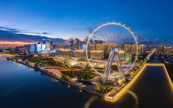 欢乐港湾夜景