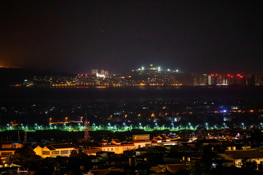 大理古城夜景