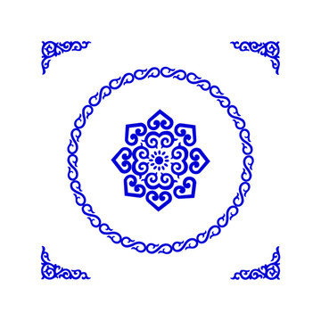 新疆哈萨克族花纹