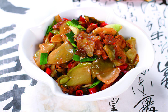 大头菜炒肉