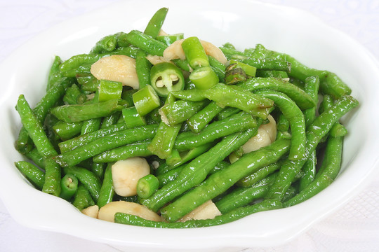 清炒豆角