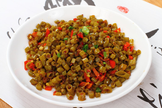 酸豆角肉沫