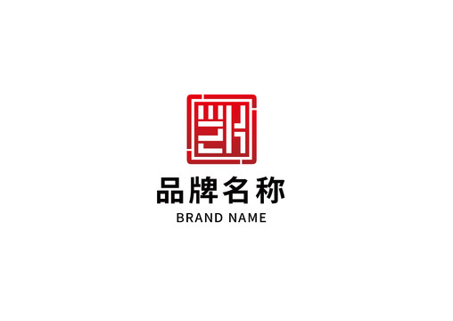 个性印章字体logo