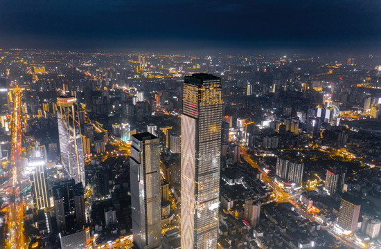 长沙城市地标夜景