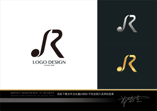 JR字母logo