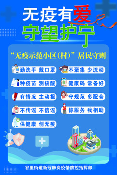 无疫小区居民守则