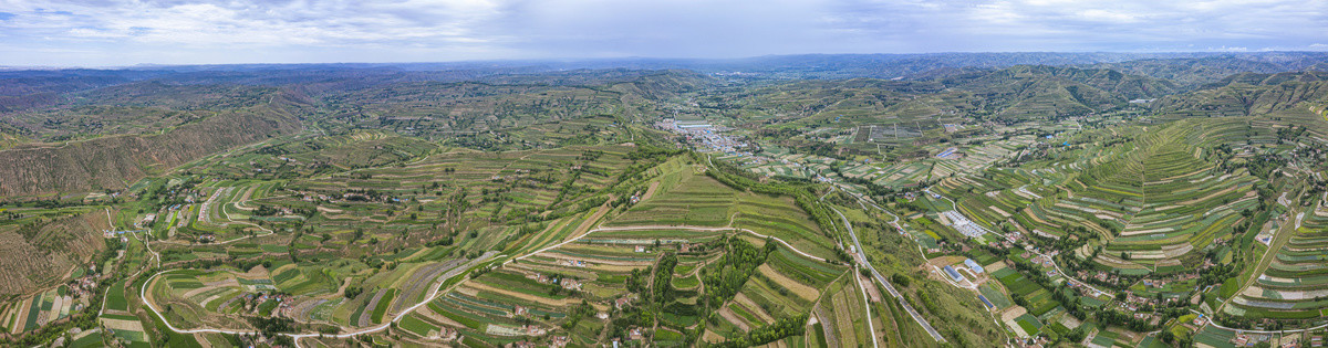 大山农田村庄