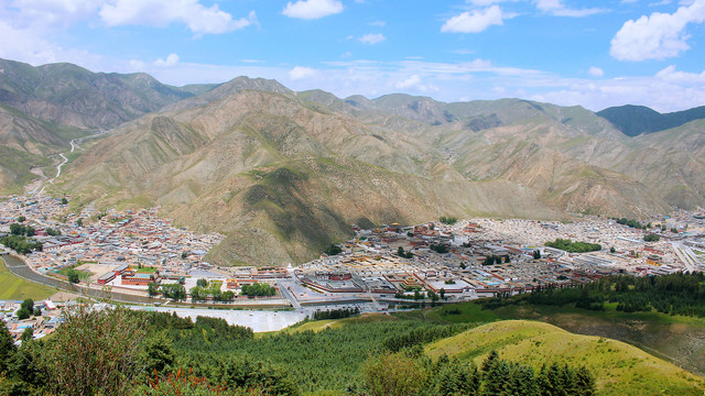 拉卜楞寺全景