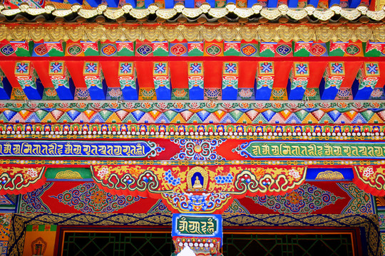 佛教建筑彩绘