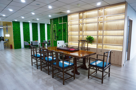 中式茶室会客厅