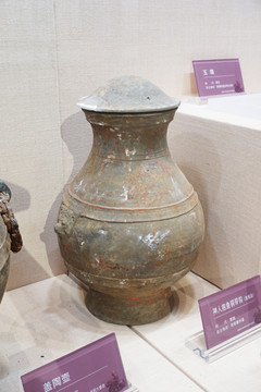盖陶壶