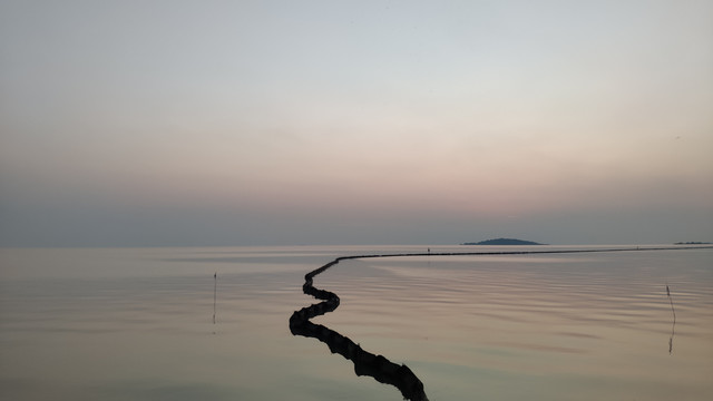 晚霞太湖