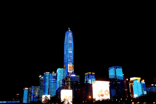 深圳市民广场绚丽灯光秀