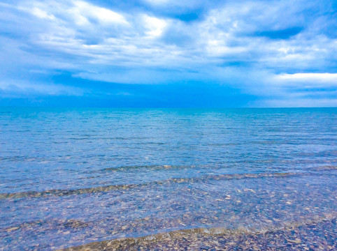 蓝色青海湖