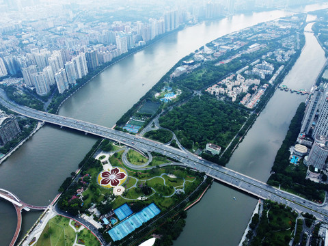 中国广东省广州市花城广场CBD