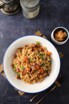 麻辣牛肉炒饭