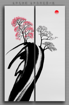 抽象水墨画