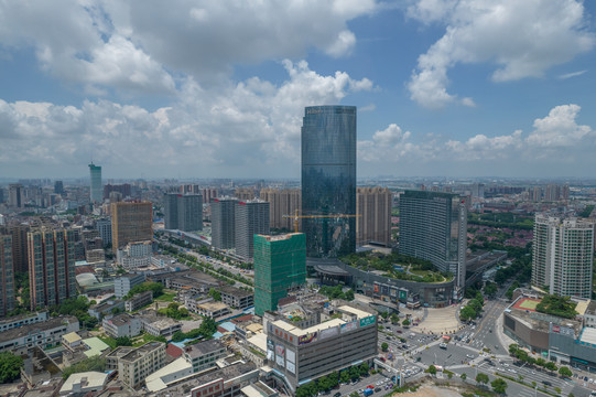 东莞市厚街镇全景