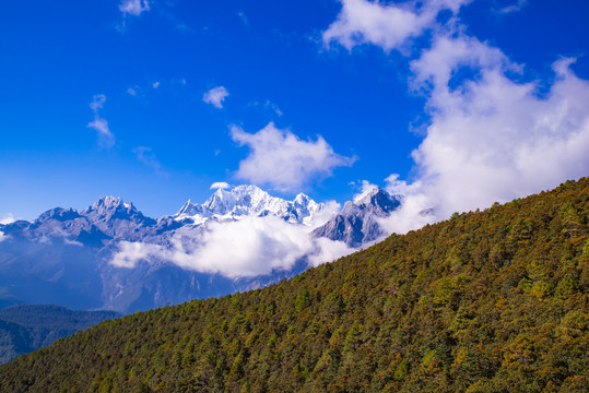 云南玉龙雪山风光