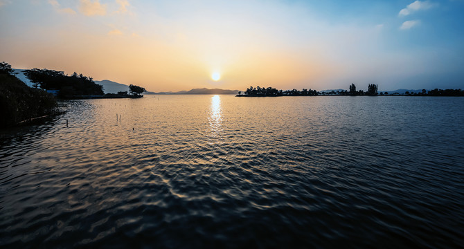 宁波东钱湖湿地风光