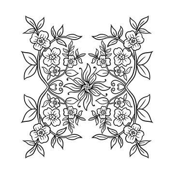 复古印花花纹