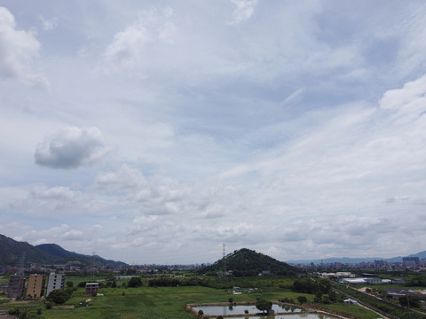 中国潮汕地区建筑航拍