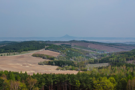 帽儿山风光