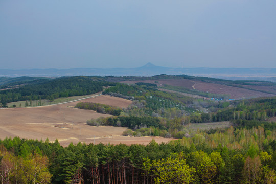 帽儿山风光