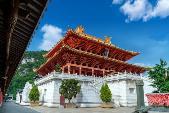 广西柳州文庙古建筑