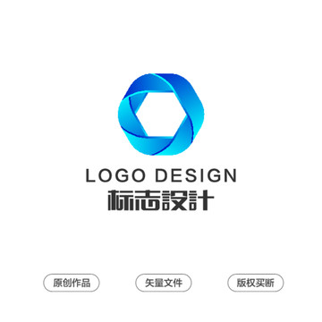 现代科技logo