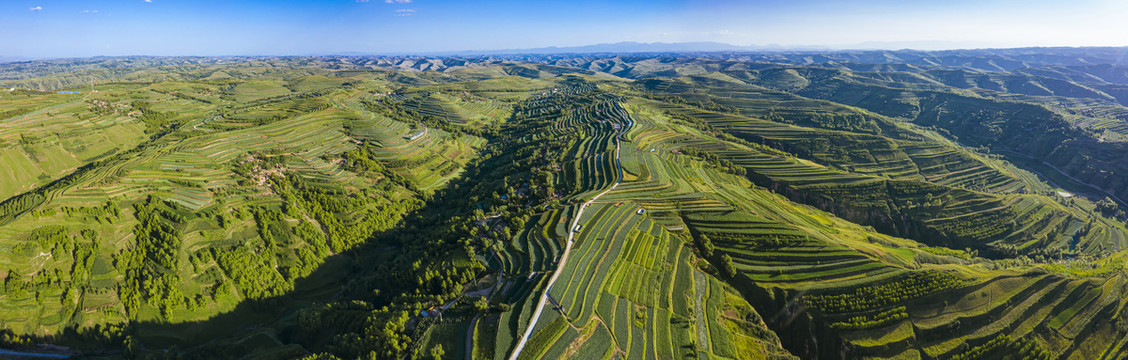 高原山岭梯田