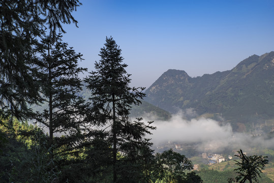 大山风景山脉风光
