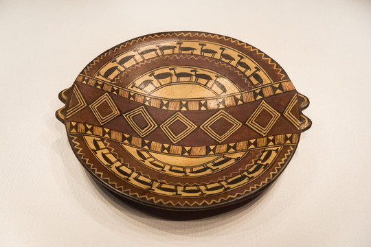印加文化大羊驼纹盘