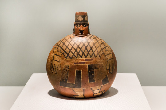 瓦里文化瓦里本土彩陶壶