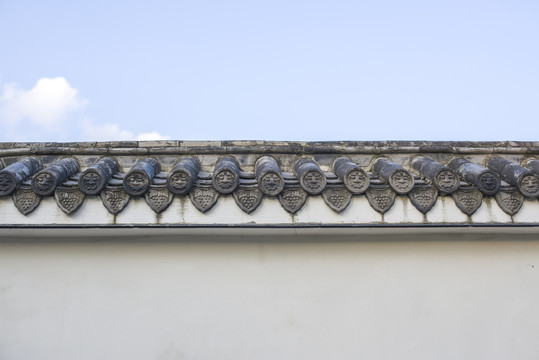 中式围墙琉璃瓦