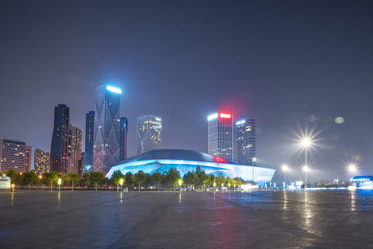 大连东港会议中心夜景