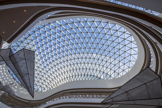 现代建筑玻璃穹顶