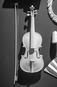 小提琴石膏模型