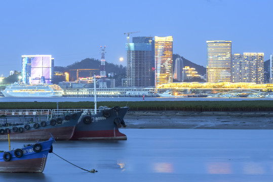 厦门海沧湾夜景