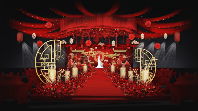 中国风古典国潮婚礼