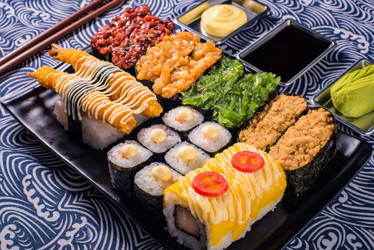 寿司拼盘套餐