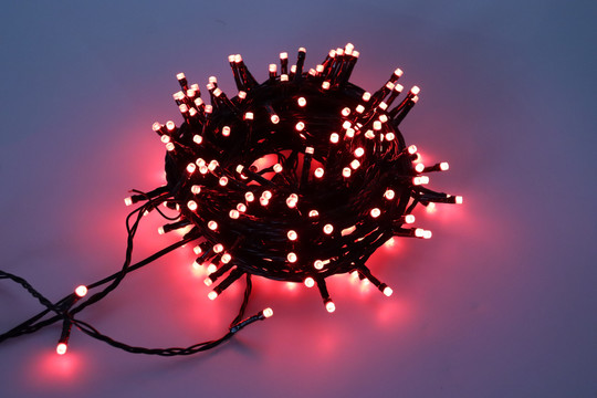 圣诞串灯彩色户防水灯串花园灯串