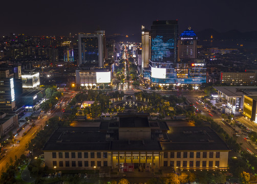 武林广场夜景