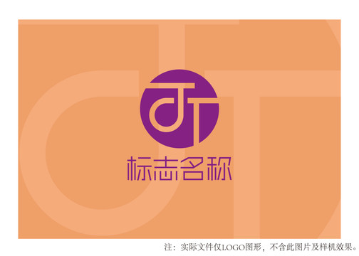JT字母logo设计