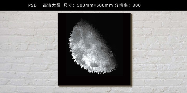 月亮装饰画
