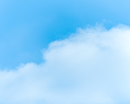 蓝天白云照片素材