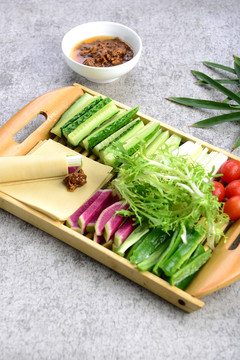 东北蘸酱菜