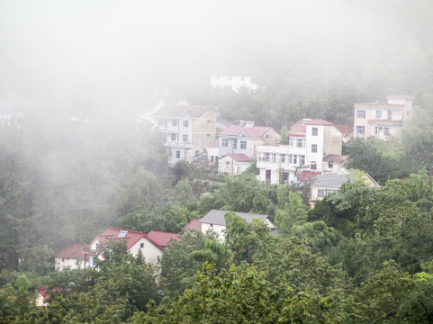 晨雾中的桐庐山村5