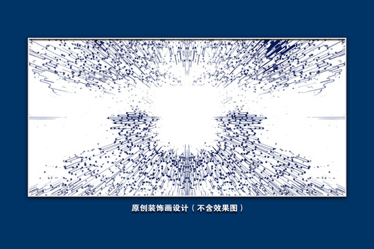 酒店抽象油画